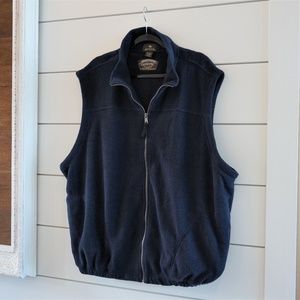 Navy blue fleece vest size XXL -B5
